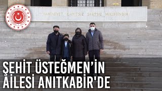 Azerbaycanlı Şehit Üsteğmen Valeh Memiyev'in Ailesi Anıtkabir'i Ziyaret Etti