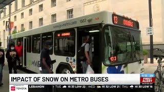 Snow preparedness and impact on Metro buses