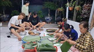 Khâu Chuẩn Bị  Rất Quan Trọng Cho Việc Gói Bánh Tét Truyền Thống  Trong Ngày Tết ! |BĐMV&Family