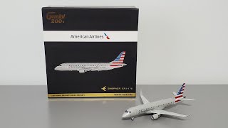 Gemini 200 1:200 scale American Eagle Embraer E-175 Model Review