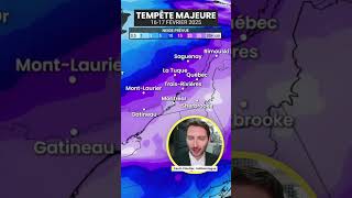 La tempête annoncée dimanche s'annonce encore plus intense que celle de jeudi dernier. 😮❄