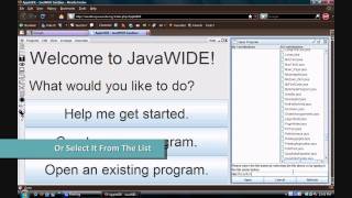 JavaWIDE - New Features Tutorial