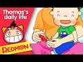 Trim your toenails - Thomas's daily life [REDMON]