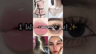 Glow up tips that actually work🎀 #shorts #aesthetic #skincare #fyp #glowuptips