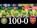 FC 24 - RONALDO MESSI NEYMAR & MBAPPE | ALL STARS | AL NASSR 100-0 ARSENAL