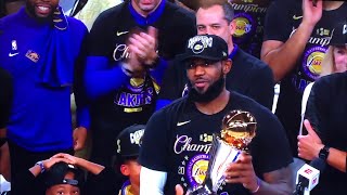 LEBRON JAMES WINS FINALS MVP| Lakers vs Heat Game 6| NBA Playoffs
