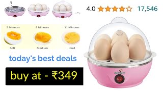 best Simxen egg boiler review, buy at ₹349, rating 17,546