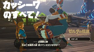 【実況】カッシーワと亡き師匠の全て！古の詩を全て伝え終わり、家族の待つリトの村へ帰還『ゼルダの伝説 ブレス オブ ザ ワイルド』【BotW】