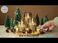 Grey Glass Flameless Candles | with Remote Battery Operated