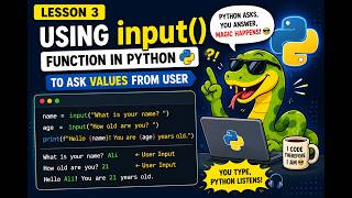 python basics: using input function (int,str,float)