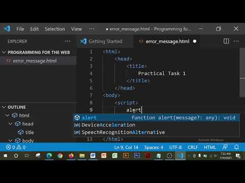 JavaScript Practical Task 1 - YouTube