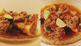 Nalli gosht ka salan | Beef shank recipe