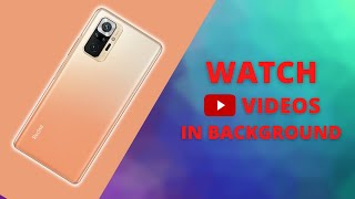 Play Youtube Videos in Background Redmi Note 10 Pro #Shorts