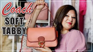 COACH SOFT TABBY BAG *What fits and 1 year review*