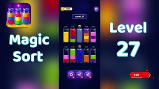 Magic Sort Level 27 Walkthrough 🎩✨ | Go Answer