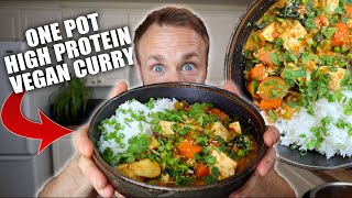 Easy Vegan Tofu Vegetable Coconut Curry Recipe | SO DELICIOUS!