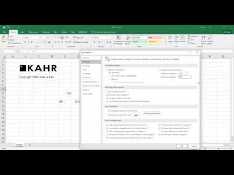 Goal Seek with IRR in Excel 2016 Goal Seek with IRR in Excel 2016