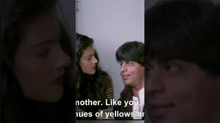 Maine Aapko Kahin Dekha Hai | DDLJ | Shahrukh Khan, Kajol | Train Scene | Full Screen Status #Shorts