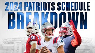 FULL SCHEDULE BREAKDOWN | New England Patriots Announce 2024 NFL Season Games