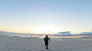 Sunset Flight of Prism Nexus with Spectrum Tube Tail at Treasure Island, Florida 11-03-2024