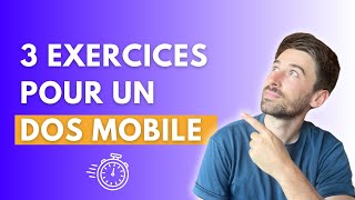 3 exercices MÉCONNUS pour retrouver de la mobilité du dos en 5 minutes