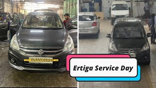 Ertiga sevice Day || #ertiga #service #youtube #viral #subscribe #maruti #india #car #youtuber #like