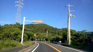 愛媛県佐田岬半島　メロディライン　みかんの咲く花の丘