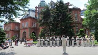 故郷　北海道警察音楽隊　カラーガード隊