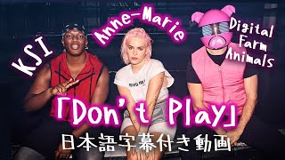 【和訳】Anne-Marie x KSI x Digital Farm Animals 「Don’t Play」【公式】