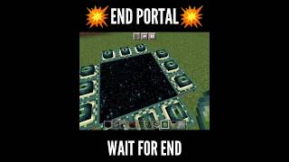 💥Make a End Portal In Minecraft💥 | #minecraft #shorts #endportal #viral #tricks #video