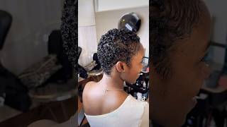 Big chop natural hair before after