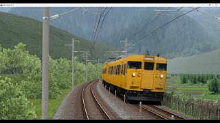 【BVE5】JR西日本 山陽本線 快速 広島——西条 国鉄115系電車運転   BVE5#175