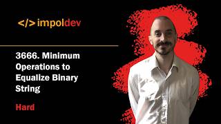 Minimum Operations to Equalize Binary String | LeetCode 3666 - Python
