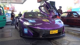 Purple Arab McLaren shows up at the Nordschleife