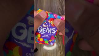 Cadbury Gems Asmr #shorts #asmr #asmrcandy #chocolate #gems #rabbit #music