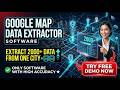 Best Google Maps Scraper 2026 | Extract 2000 From One City | Google Map Data Extactor, Try Free Now