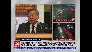 Elected officials, wala nang term extension sa 2022 sakaling matuloy ang pederalismo