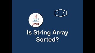 is string array sorted in java