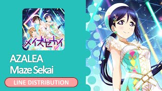 【Love Live! Sunshine!】AZALEA - メイズセカイ (Maze Sekai) - Line Distribution