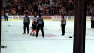 Hockeyfighters.cz  Jody Shelley vs Chris Neil .wmv