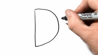 How to Draw a Dog After Writing Letter D - LetterToons