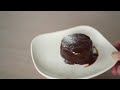 easy chocolate dessert レンジで簡単 ガトーショコラ気分