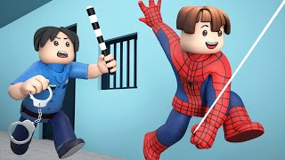 ROBLOX Brookhaven 🏡RP - FUNNY MOMENTS: SPIDER-MAN Jailbreak | Roblox Jack