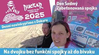 Duckar 2025 - Den sedmý - Na dvojku se zabetonovanou spojkou zpátky do bivaku (Dakar Classic 2025)