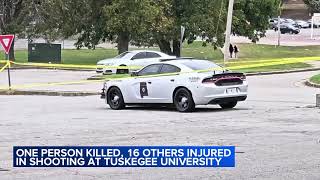 1 dead, 16 injured in Tuskegee University homecoming shooting in Alabama; 1 arrested, officials say