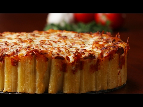 Cheesy Rigatoni Pie Cheesy Rigatoni Pie