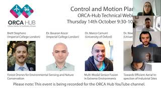 Control and Motion Planning | ORCA Technical Webinar 14.10.21