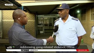 SAPS addressing gang-related violence, crime