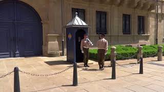 Luxembourg City, Luxembourg - Grand Ducal Palace \u0026 Changing of the Guard (2018)