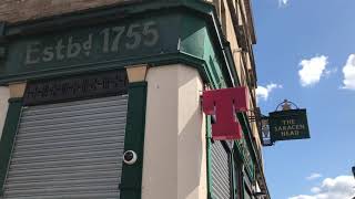 The Scaren Head Pub Glasgow, owned by Robert Tennents and busted by Scots poet Robert “Rabbie”Burns